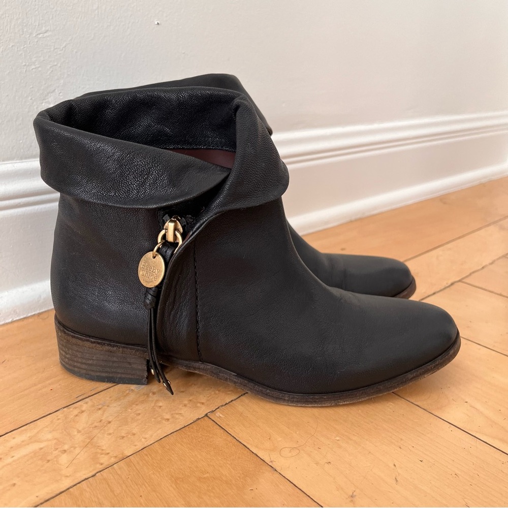 See By Chloe Masha Bootie Ankle Boots EU 38